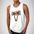 thumbnail image 1 of cllios Men's Hawaiian Graphic Tank Tops Tropical Print Crewneck Sleeveless Vacation Shirt Undershirts Palm Tree Hawaii Beach Top Workout Tank Top for Men, 1 of 5