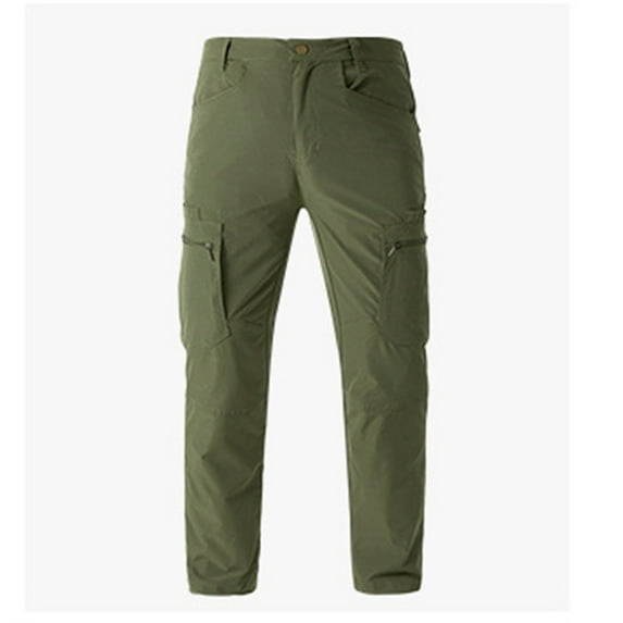 cllios Men's Hiking Pants Ripstop Work Cargo Pants for Men Water Resistant Cargo Tactical Pants EDC Hiking Work Military Work Trousers