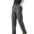 thumbnail image 1 of cllios Men's Hiking Tactical Pants Lightweight Cotton Outdoor Military Combat Trousers Straight Leg Work Pants with Multi Pockets, 1 of 3