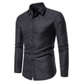 thumbnail image 1 of cllios Men's Polka Dot Dress Shirt Slim Fit Long Sleeve Stretch Business Shirt Casual Button Down Shirts Wrinkle Free Oxford Formal Shirt, 1 of 6