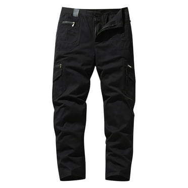 cllios Men's Slim Fit Cargo Pants Big and Tall Multi Pockets Work Pants Waterproof Hiking Trousers Ripstop Tactical Pants Lightweight Work Pants Daily Deals