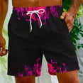 thumbnail image 1 of cllios Men's Swim Trunks Flame Printed Surfing Board Shorts with Pockets Cool Mesh Lining Bathing Suits Lightweight Drawstring Sport Shorts Summer Holiday Beach Shorts, 1 of 9