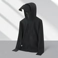 thumbnail image 1 of cllios Men's UPF 50+ Sun Protection Hoodie Jacket Lightweight Full Zipper Long Sleeve Sun Shirts with Pockets Summer Cover Up Anti-UV for Hiking Outdoor Activities, 1 of 4