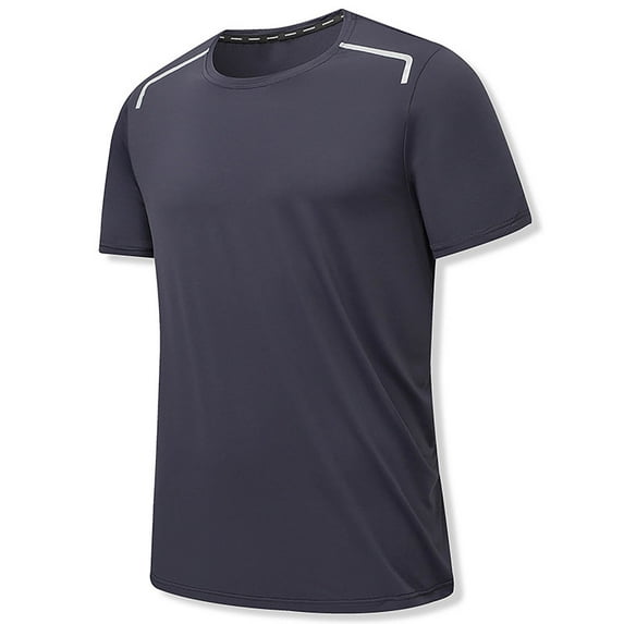 cllios Mens Big and Tall Active Performance T Shirt Moisture Wicking Men's Muscle T-Shirt Crewneck Short Sleeve Gym Workout Textured Tees Shirts