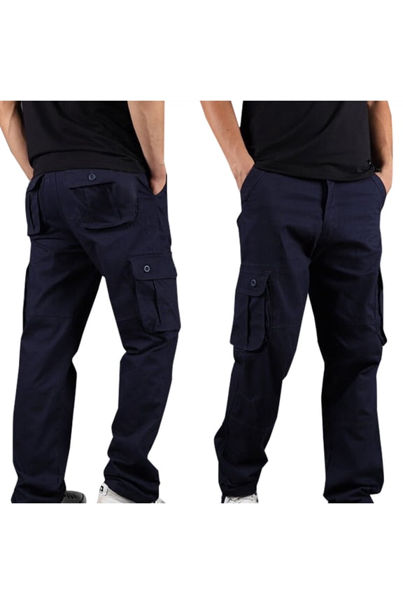 Mens Cargo Pants Big and Tall Multi Pockets Pants Work Work Trousers Classic Workwear Cargo Pants