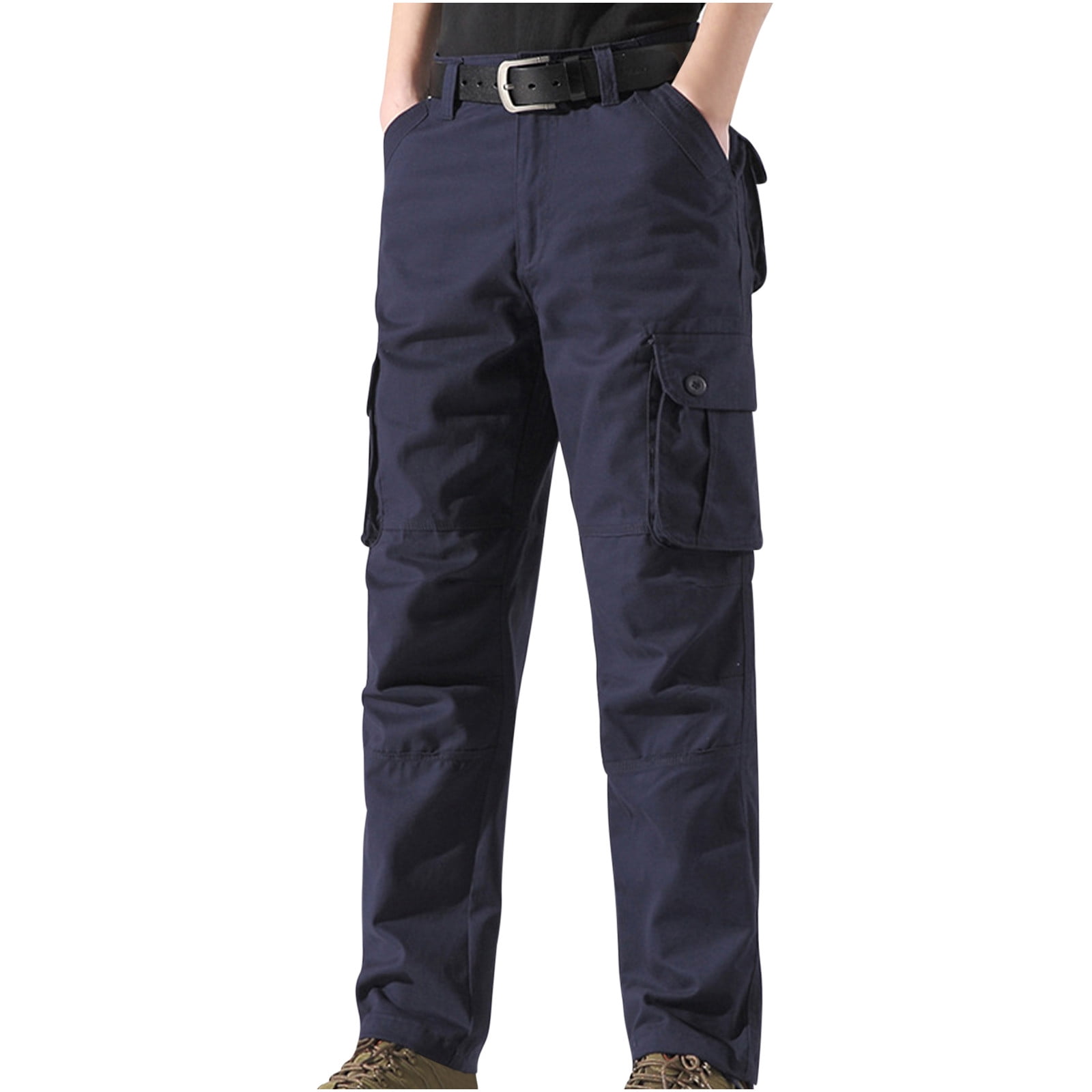 cllios Men's Cargo Pants Big and Tall Work Pants Outdoor Trousers