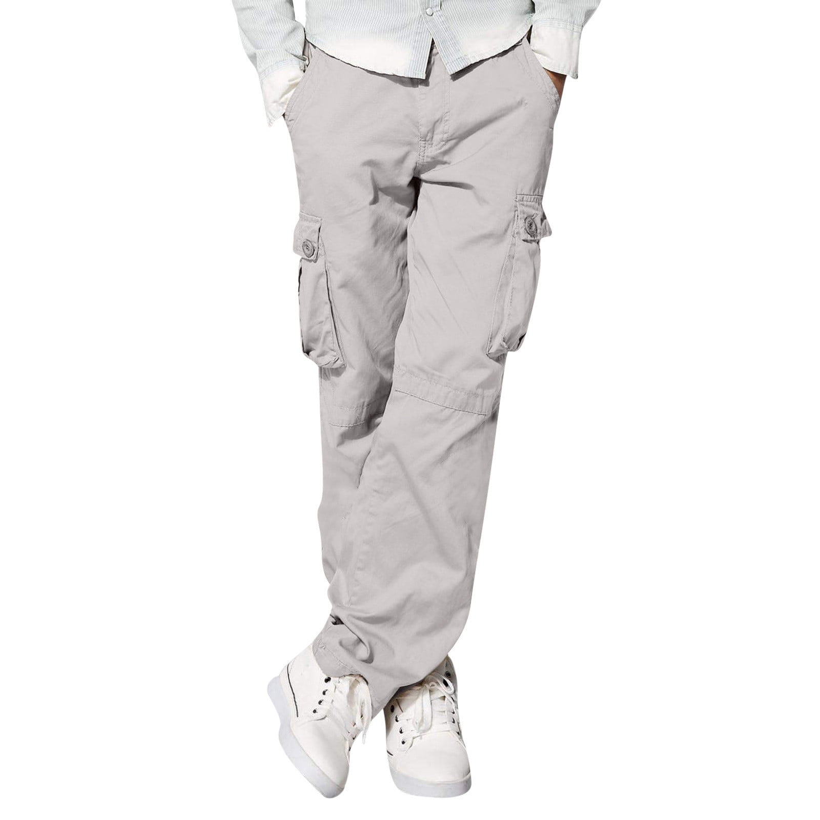 cllios Mens Cargo Pants Plus Size Work Pants Outdoor Combat Trousers