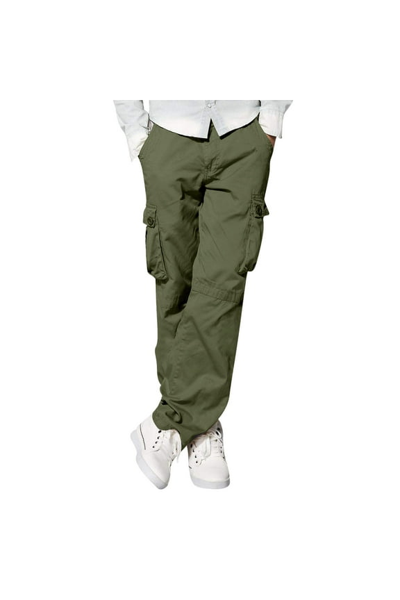 Mens Cargo Pants Plus Size Work Pants Outdoor Work Trousers Classic Workout Cargo Pants Multi Pockets