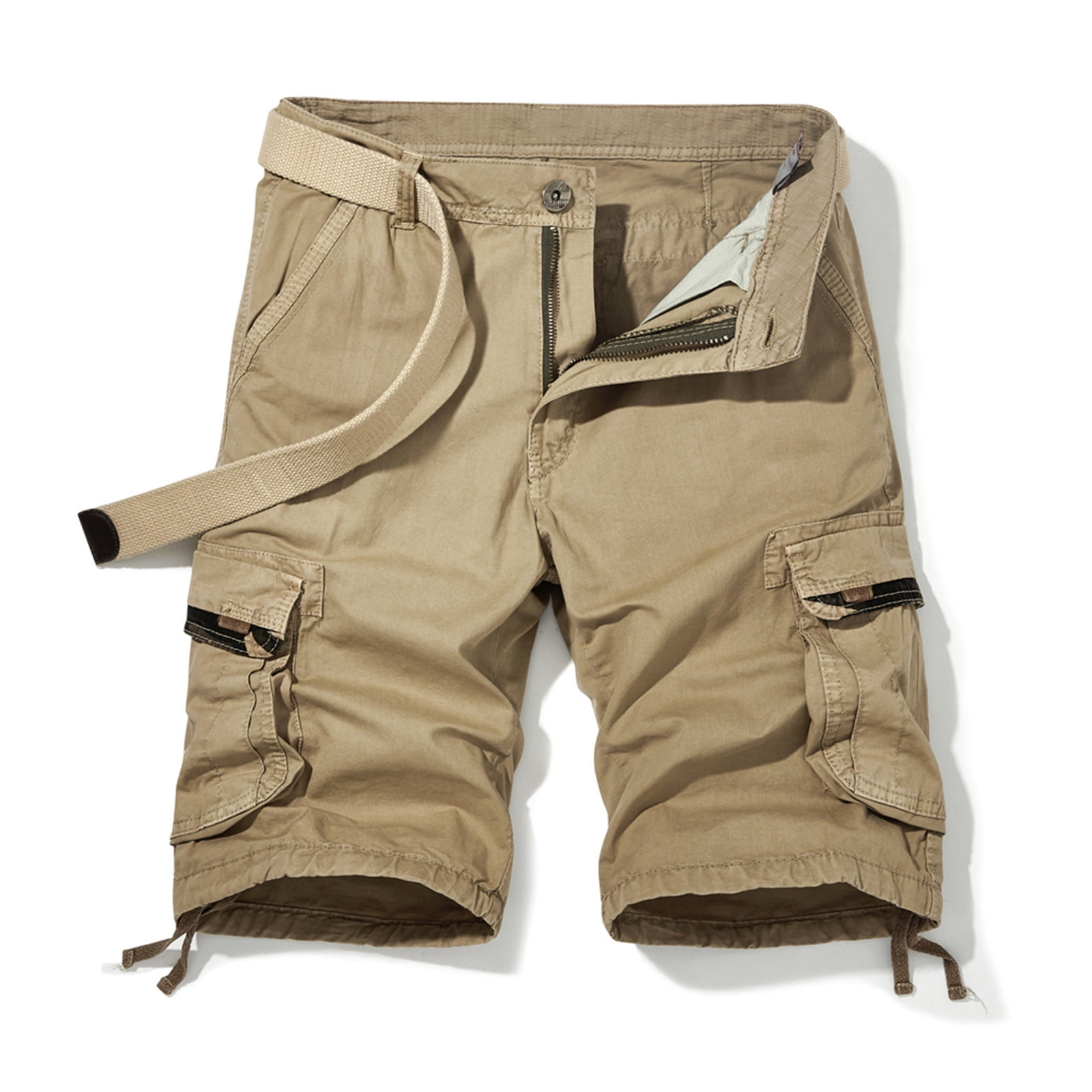 cllios Mens Cargo Shorts Big and Tall Multi Pockets Shorts Outdoor