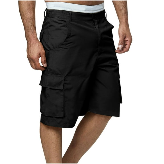 cllios Mens Cargo Shorts Big and Tall Multi Pockets Shorts Outdoor Tactical Shorts Classic Hiking Cargo Shorts