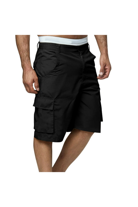 Mens Cargo Shorts Big and Tall Multi Pockets Shorts Outdoor Tactical Shorts Classic Hiking Cargo Shorts