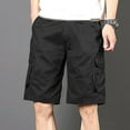 thumbnail image 1 of cllios Mens Cargo Shorts Casual Solid Color Multi Pocket Work Shorts Lightweight Ripstop Twill Cargo Shorts for Men Big and Tall, 1 of 3