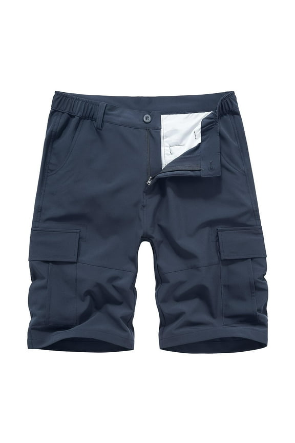 Mens Cargo Shorts Relaxed Fit Casual Cotton Work Pants Straight Lived-in Ripstop Hiking Shorts Outdoor Tactical Workwear with Multi Pockets Today Prime