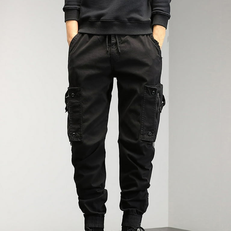 Black joggers mens walmart hotsell