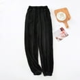 thumbnail image 1 of cllios Mens Fleece Pajama Pants Fuzzy Plush Pjs Bottoms Winter Warm Homewear Drawstring Elastic Waist Lounge Pants with Pockets, 1 of 4