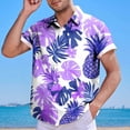 thumbnail image 1 of cllios Mens Hawaiian Shirts Big and Tall Tropical Beach Shirt for Men Casual Button Down Dress Tshirts Loose Fit Lapel Holiday Tops Short Sleeve Aloha Tees, 1 of 3