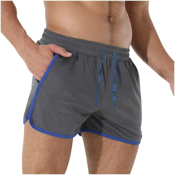 cllios Mens Mesh Running Shorts 3 Inch Quick Dry Gym Athletic Workout Shorts for Men Casual Elastic Waisted Drawstring Basketball Shorts