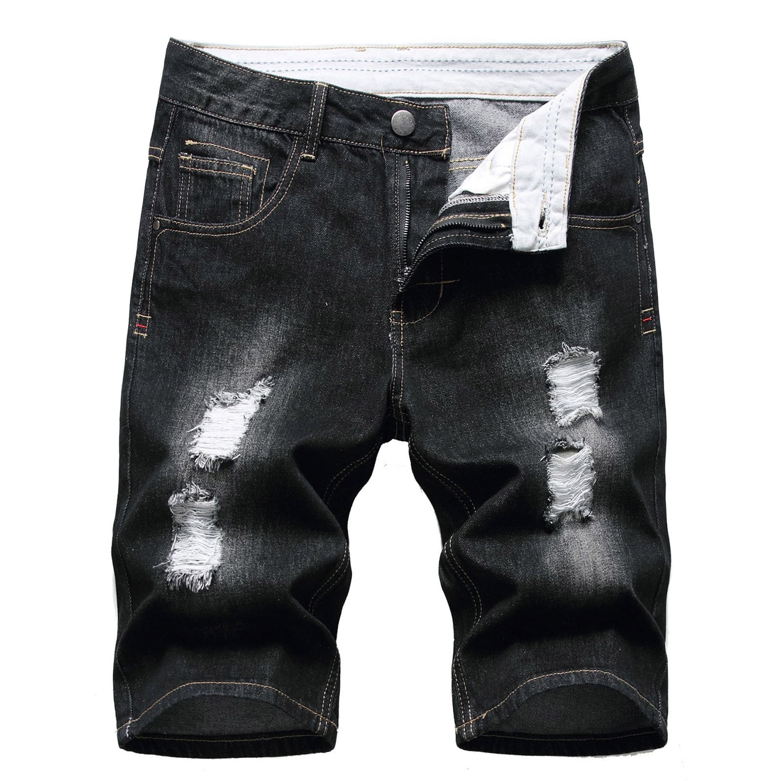 Big and tall distressed best sale shorts