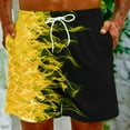 thumbnail image 1 of cllios Mens Swim Trunks 2024 Big and Tall Novelty 3d Flame Printed Surfing Board Shorts Lightweight Quick Dry Drawstring Swimming Shorts Summer Holiday Beach Shorts with Pockets, 1 of 9