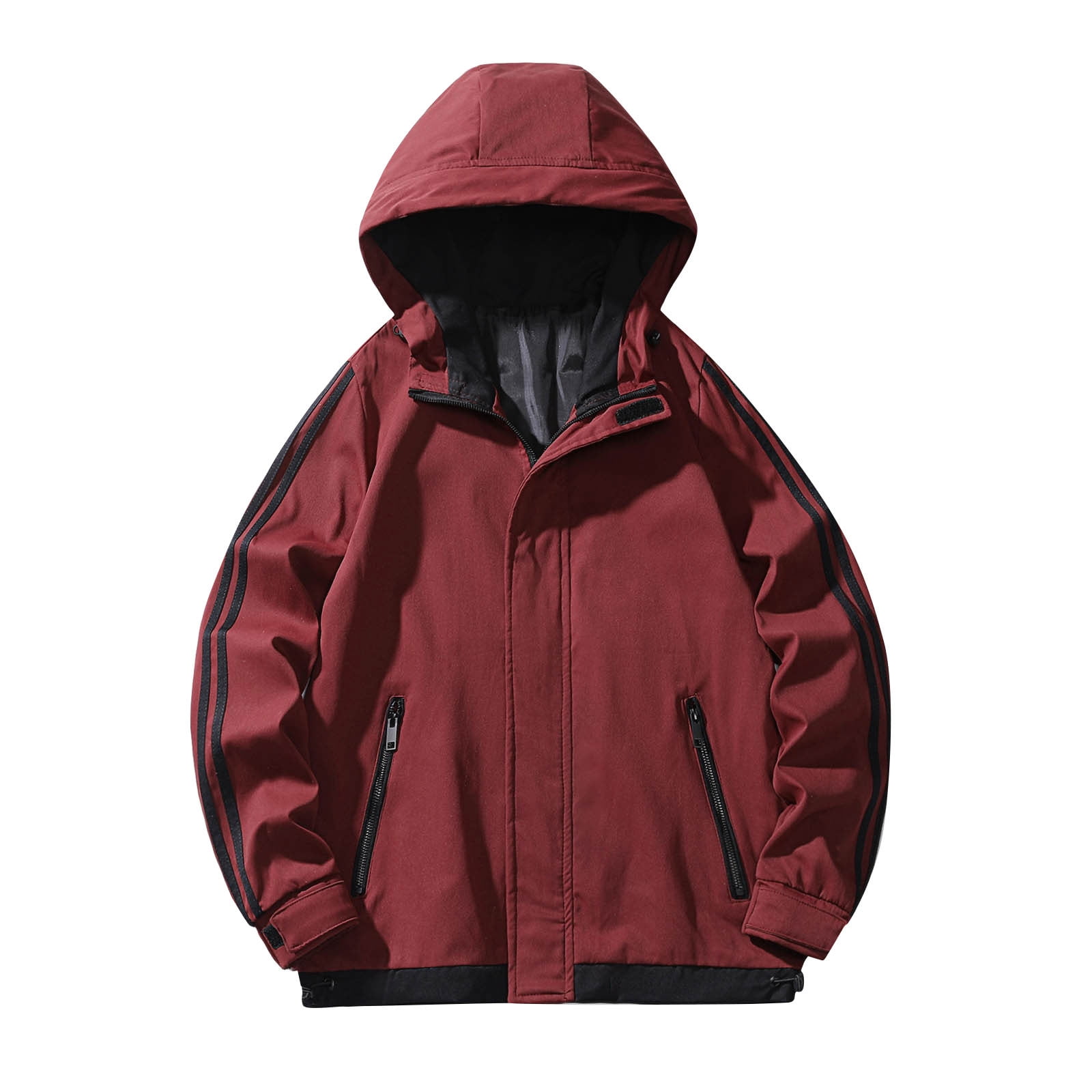 Coats And Jackets Women Solid Rain Outdoor Waterproof Hooded Raincoat Windproof Fashion Jacket Women 2018oct11