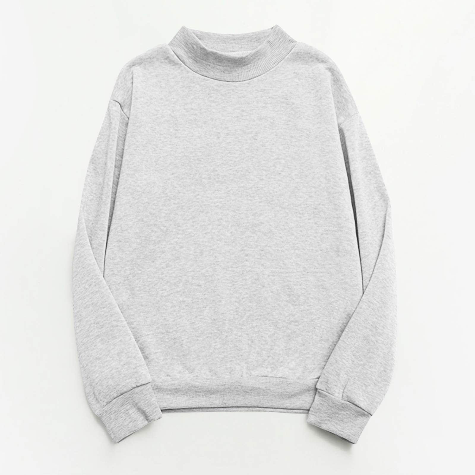 oversized mock neck sweatshirts