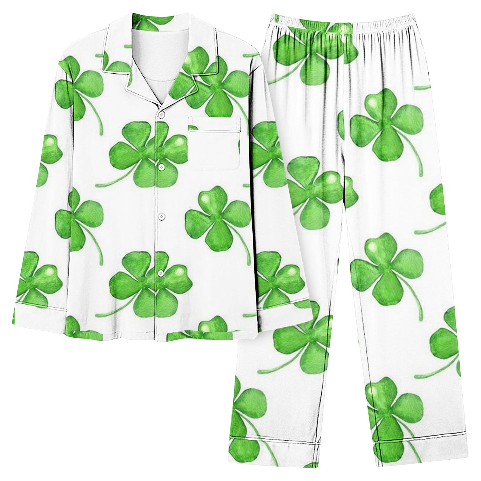 cllios Pajamas for Women Matching Sets St. Patrick's Day Lucky