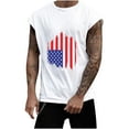 thumbnail image 1 of cllios Patriotic Tank Top Men Independence Day Sleeveless Shirts 4th of July American Flag Graphic Tees Summer Holiday Gifts for Memorial Day, 1 of 4