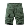 thumbnail image 1 of cllios Mens Cargo Shorts Big and Tall Multi Pockets Shorts Work Military Shorts Athletic Travel Cargo Shorts, 1 of 2