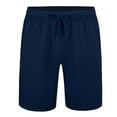 thumbnail image 1 of cllios Quick Dry Workout Shorts for Men Stretch Waisted Drawstring Athletic Shorts with Pockets Classic Solid Breathable Beachwear, 1 of 7