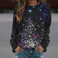 thumbnail image 1 of cllios Ugly Christmas Sweater for Women Light Up Shiny Xmas Tree Printed Pullover Fall Novelty Xmas Crewneck Sweatshirt Trendy Holiday Shirts, 1 of 5