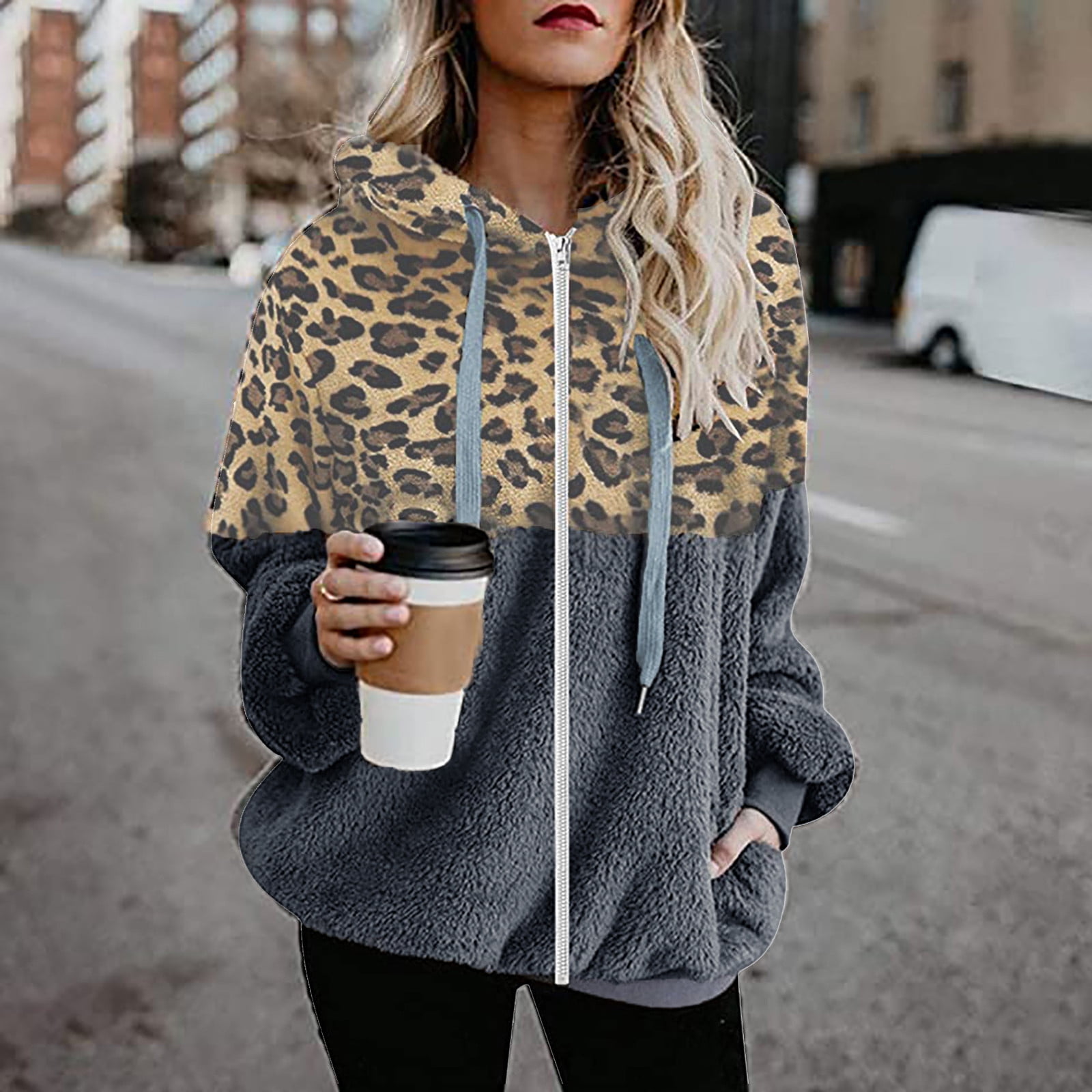 Animal print sweatshirt sale