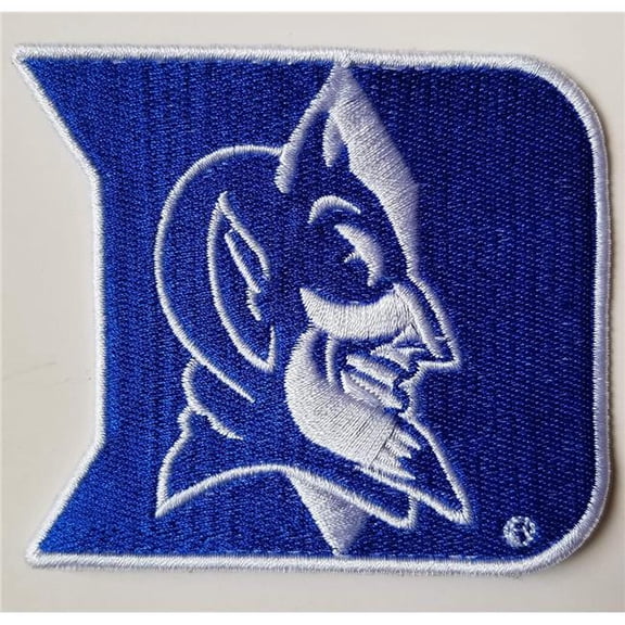 cloth hook and eye 0240-1 3.5 x 3.5 in. NCAA Duke University Duke Blue Devils Embroidered Patch