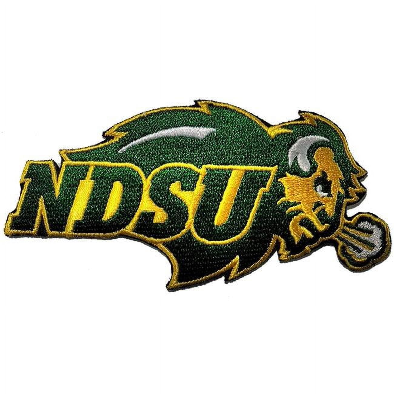 North Dakota State Bison (NDSU) Gold Solid Metal Emblem AMG – Patch Collection