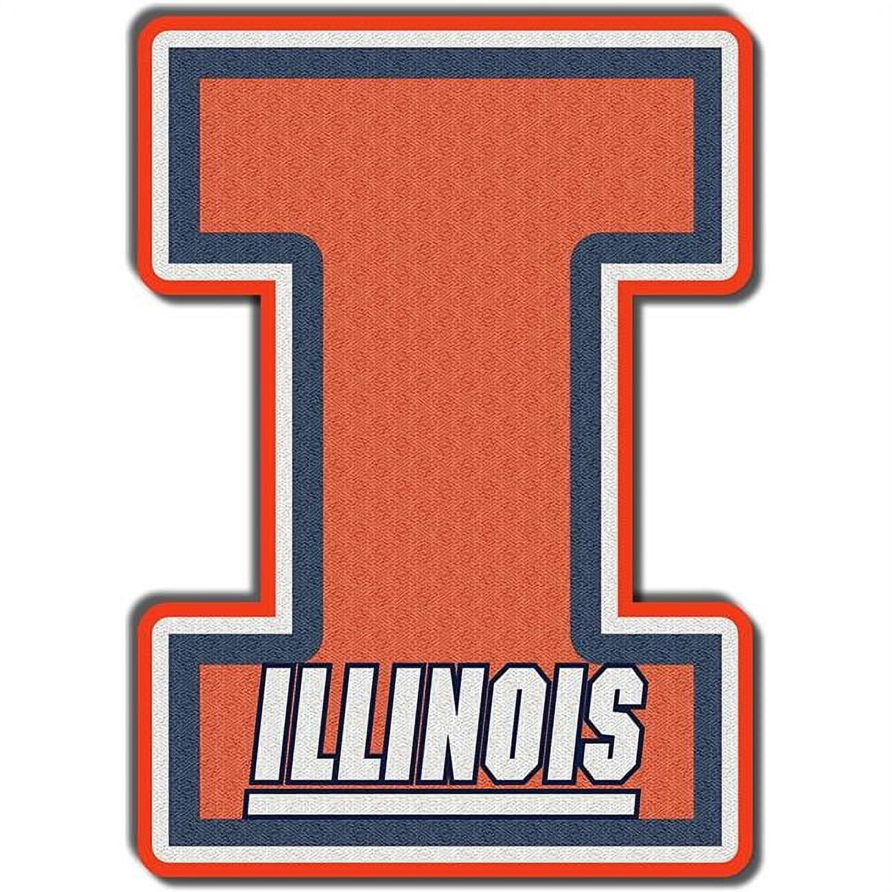 University of Illinois Fighting Illini Distressed Circle Logo Cotton Y