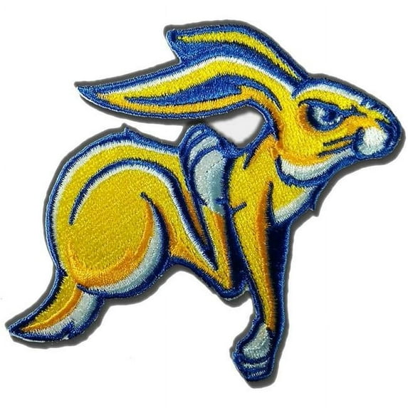 cloth hook and eye 2661-4 3 x 2.5 in. NCAA South Dakota State University South Dakota State Jackrabbits Embroidered Patch