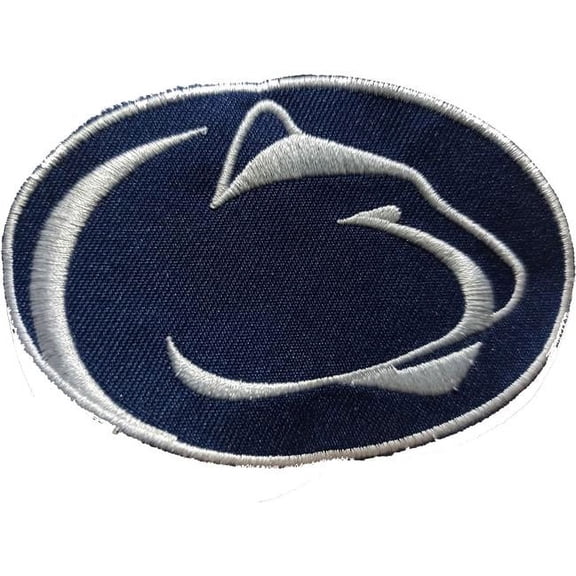cloth hook and eye 3.25 x 2.5 in. NCAA Penn State University Penn State Nittany Lions Embroidered Patch