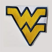 cloth hook and eye 3.25 x 2.75 in. NCAA West Virginia Mountaineers University of West Virginia Embroidered Patch