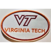 cloth hook and eye 52249 3.5 x 2.75 in. NCAA Virginia Tech Hokies Embroidered Patch