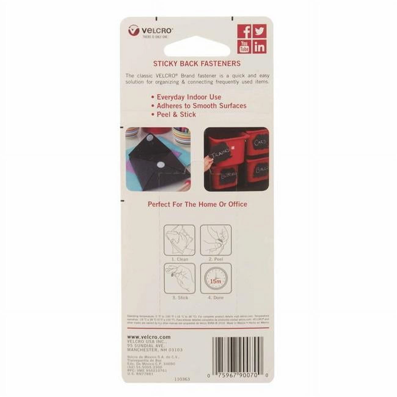 cloth hook and eye USA VEC90070-6 0.62 in. Round Cloth Hook & Eye Tape - Pack of 6