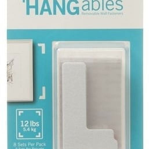VELCRO Brand HANGables Removable Wall Fasteners 1-3/4 in. x 3/4 in. Strips  (4-Count) in the Picture Hangers department at