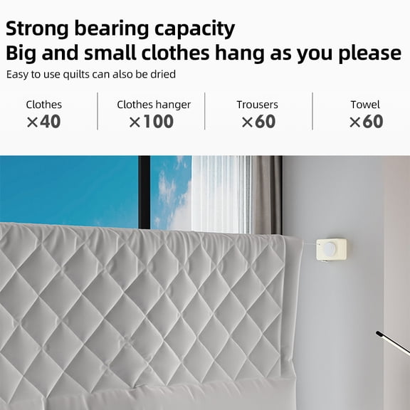 clotheslines for outside Retractable Clothesline, 14ft Indoor Outdoor Adjustable Space Saving Clothes Line Wall Mount Drying Rack with Secure Lock for Wet Towels Bed Sheets Quilts Clothes