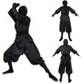clothing spot into the hot Halloween costume Japanese men‘s black ninja cosplay factory outlet