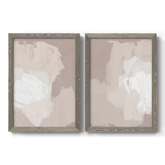 Cloud Slate I - Premium Framed Canvas 2 Piece Set - Ready to Hang