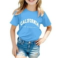 thumbnail image 1 of cnuiaeg Cute Shirts Boy and Girl Fashion Casual Print Round Neck Loose Short Sleeve T Shirt Top Size:11-12 Years, 1 of 4