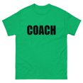 thumbnail image 1 of coach Coach Halloween Costume Party Cute & Funny Gift T shirt T Shirt Cute  (Irish Green, M), 1 of 2