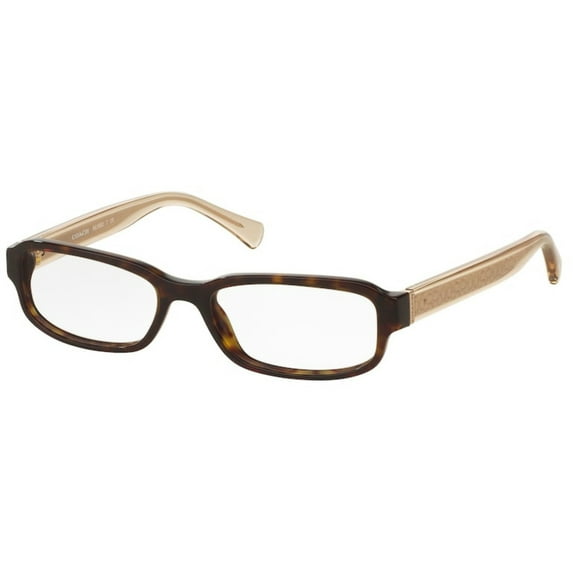 Eyeglasses Coach HC 6083 5355 Dark Tortoise/Crystal Lt Brown