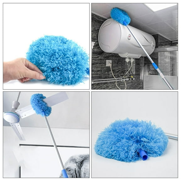 cobweb duster with extension pole Ceiling Duster Extendable Long Duster Long Fiber Duster with Extension Pole