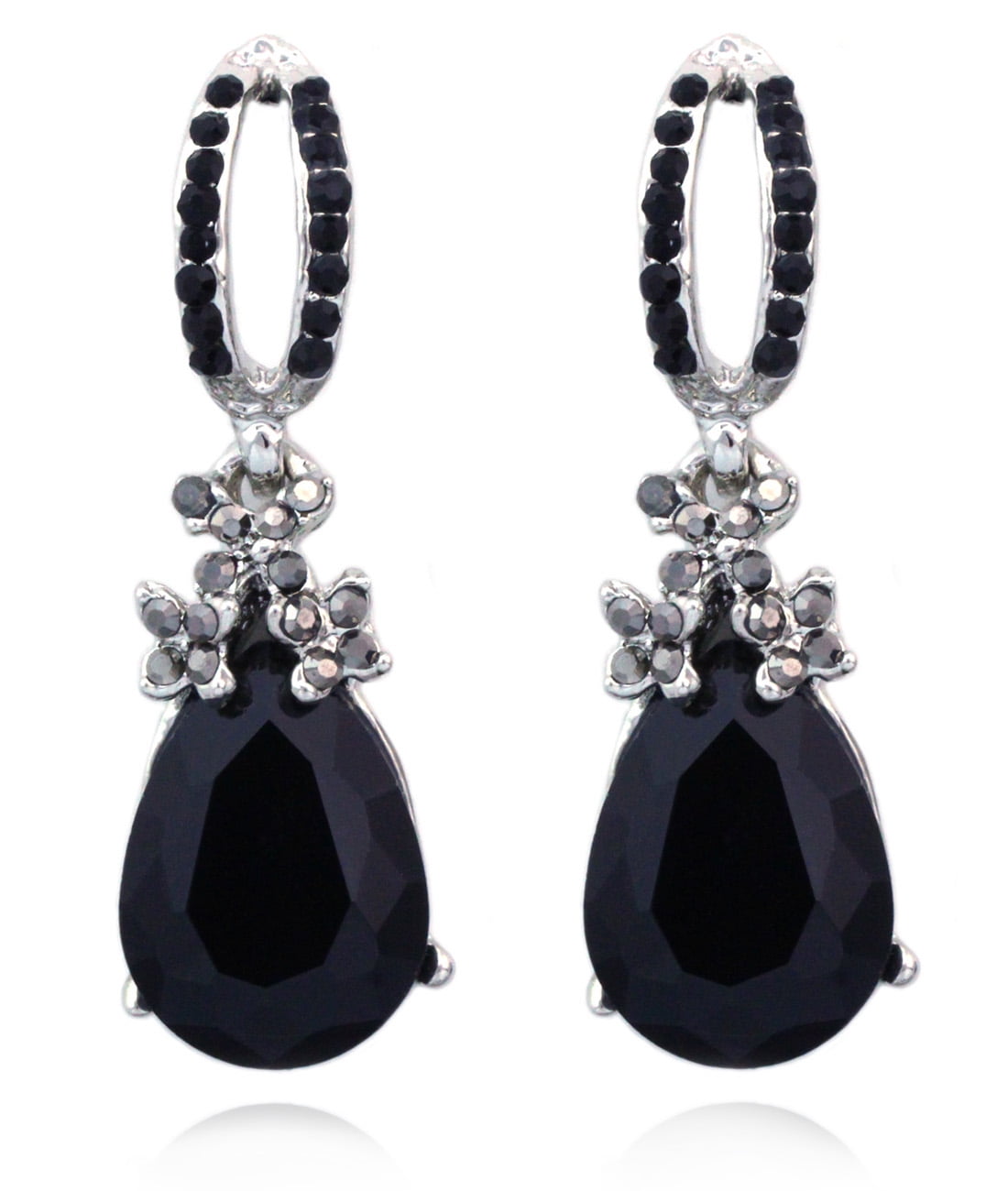 Black online pageant earrings