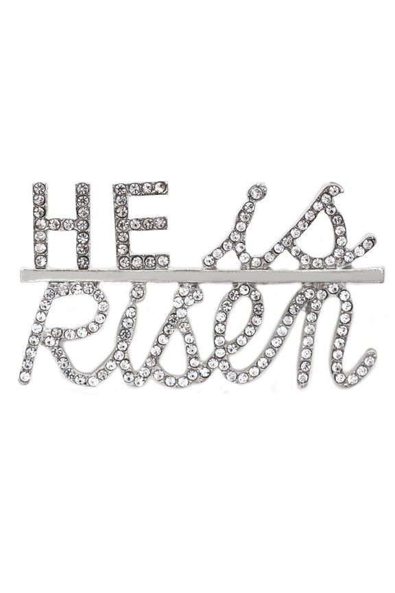 HE IS RISEN Easter Brooch Pin Fashion Jewelry