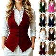 thumbnail image 1 of cocolona Blazer Waistcoat for Women Dressy Casual Sleeveless Button Down Layer Blazer For Work Office Outfits, 1 of 8